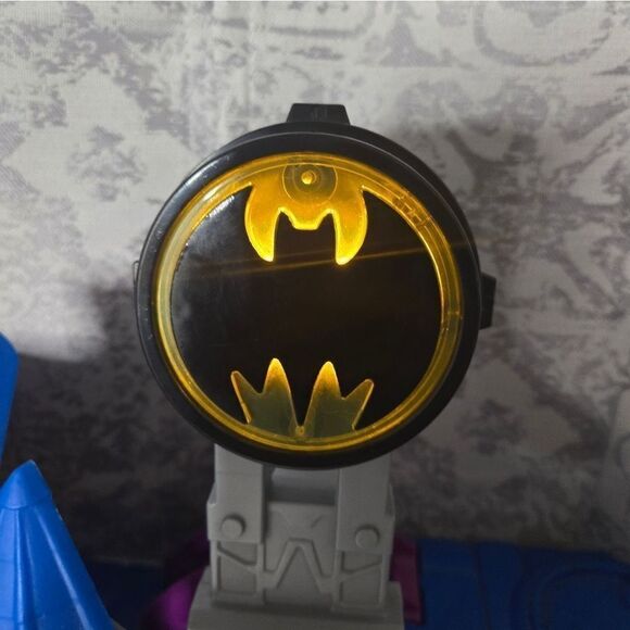 2 Imaginex Batman Playsets Bat Tech Bat Cave and Wayne Manor Bat Cave light up - Picture 3 of 16